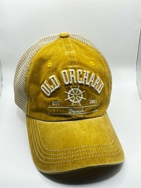 FreeStyle Old Orchard Mustard Yellow Mesh Trucker Baseball Cap